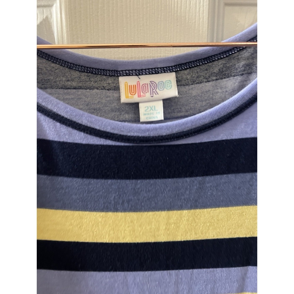 Lularoe Plus Size Womens 2XL Georgia A Line Dress Tiered - Picture 2 of 2
